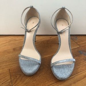 M. GEMI Silver Pumps